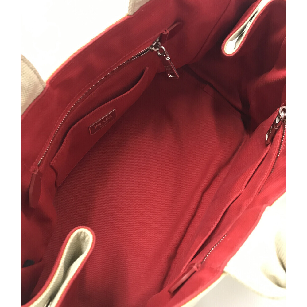 Prada Canapa Canvas Tote Bag - Picture 3 of 6
